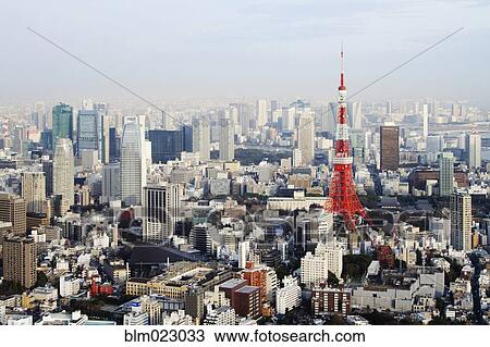 Tokyo Skyline View Large Photo Image Stock Image - Tokyo Skyline. Fotosearch
