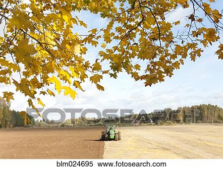 Tractor With an Aerator View Large Photo Image Stock Photography - Tractor With an Aerator. Fotosearch
