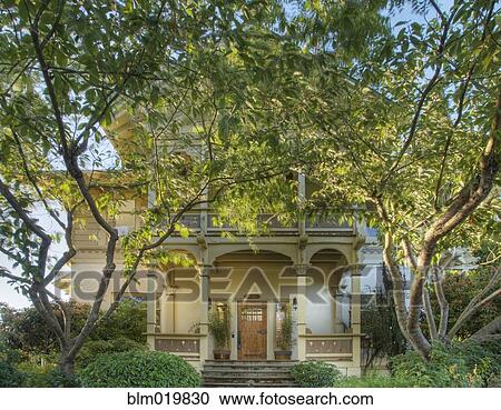 Two Story House Seen From the Street View Large Photo Image Stock Image - Two Story House Seen From the Street. Fotosearch