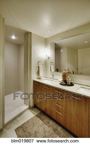 Upscale Bathroom Interior View Large Photo Image Stock Photo - Upscale Bathroom Interior. Fotosearch