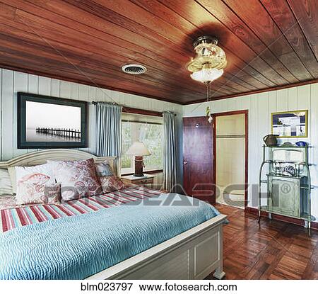 Stock Photo - Upscale Bedroom Interior. Fotosearch