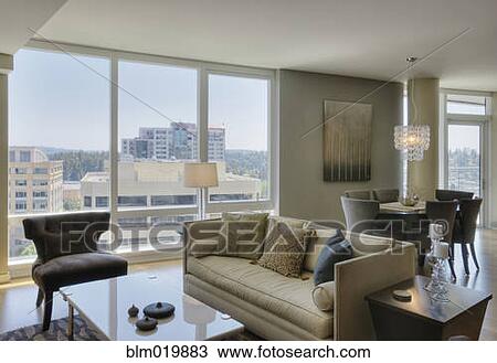 Upscale Condo Interior View Large Photo Image Stock Image - Upscale Condo Interior. Fotosearch