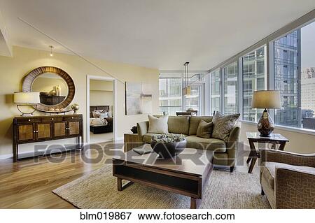Stock Photo - Upscale Condo Interior. Fotosearch