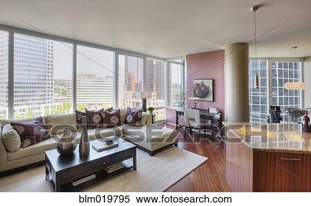 Upscale Condo Interior View Large Photo Image Stock Photography - Upscale Condo Interior. Fotosearch