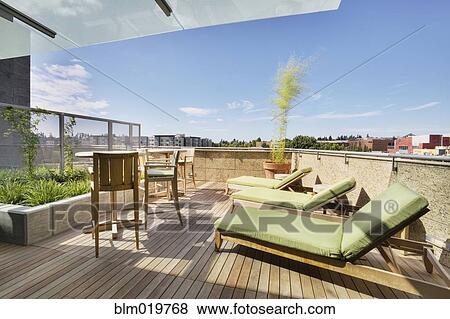 Upscale Deck Area View Large Photo Image Stock Photo - Upscale Deck Area. Fotosearch