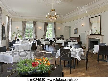 Upscale Hotel Dining Room View Large Photo Image Stock Image - Upscale Hotel Dining Room. Fotosearch