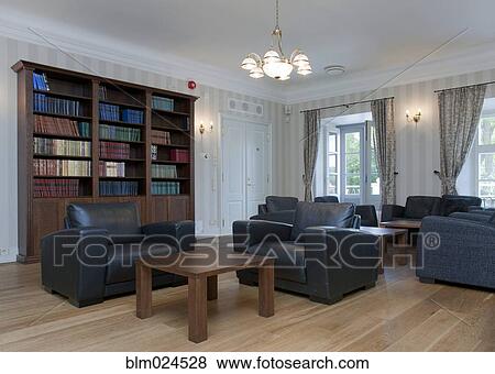 Upscale Reading Room View Large Photo Image Stock Photo - Upscale Reading Room. Fotosearch