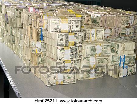 US Bills in Bundles View Large Photo Image Stock Image - US Bills in Bundles. Fotosearch