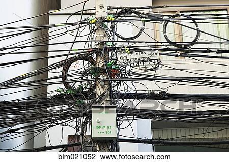 Utility Wires View Large Photo Image Stock Image - Utility Wires. Fotosearch