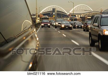 Vehicle on Highway View Large Photo Image Stock Photograph - Vehicle on Highway. Fotosearch