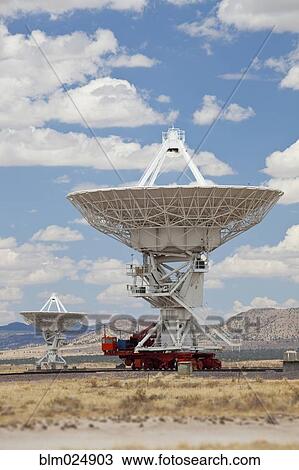 Stock Image - Very Large Array Antenna. Fotosearch