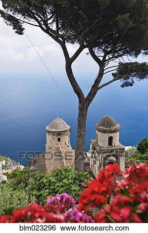 View From Villa Rufolo Gardens View Large Photo Image Stock Photograph - View From Villa Rufolo Gardens. Fotosearch