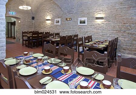 Stock Image - Vihula Manor Dining Room. Fotosearch