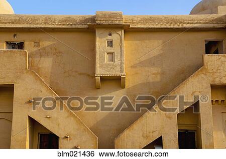 Stock Photograph - Wall of the Amber Fort. Fotosearch