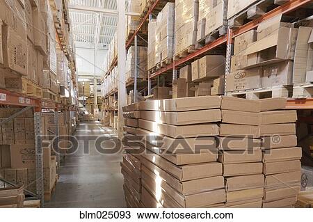 Stock Image - Warehouse Pallet. Fotosearch