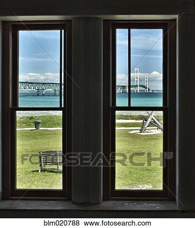 Waterfront View from a Window View Large Photo Image Stock Photo - Waterfront View from a Window. Fotosearch
