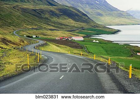 Stock Image - Westfjords landscape in Iceland. Fotosearch