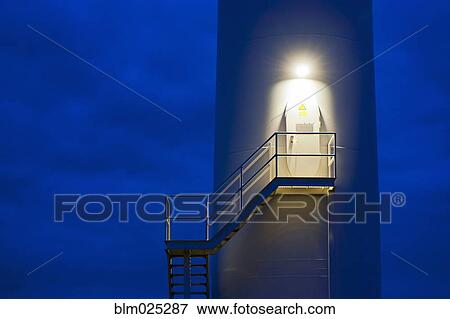 Wind Turbine Maintenance Entrance View Large Photo Image Stock Photo - Wind Turbine Maintenance Entrance. Fotosearch