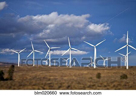 Stock Image - Wind Turbines. Fotosearch