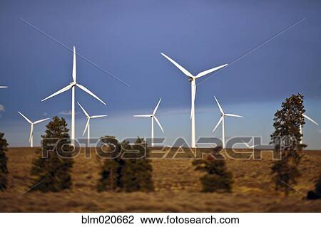 Stock Image - Wind Turbines. Fotosearch
