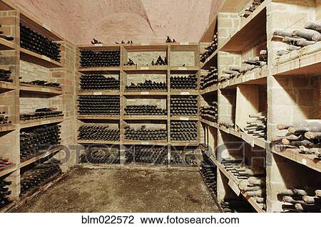 Stock Image - Wine Cellar. Fotosearch