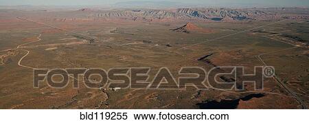Stock Photography - Aerial view of Valley of the Gods, Utah, United States. Fotosearch
