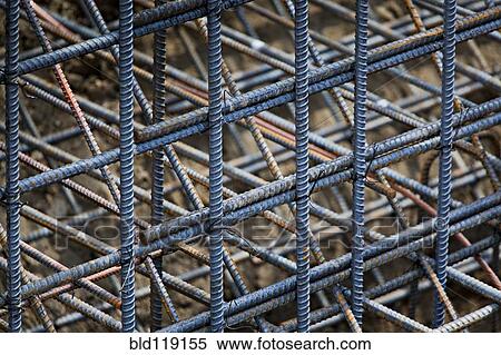 Stock Photography - Close up of rebar. Fotosearch
