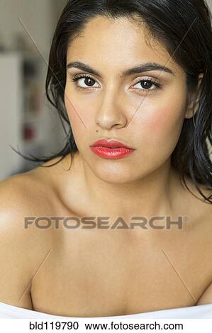 Hispanic woman wrapped in towel View Large Photo Image Stock Image - Hispanic woman wrapped in towel. Fotosearch