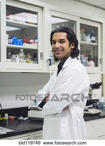 Indian scientist working in laboratory View Large Photo Image Stock Photo - Indian scientist working in laboratory. Fotosearch