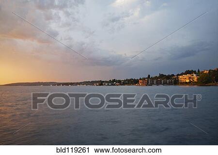 Kirkland skyline along waterfront, Kirkland, Washington, United States View Large Photo Image Stock Image - Kirkland skyline along waterfront, Kirkland, Washington, United States. Fotosearch