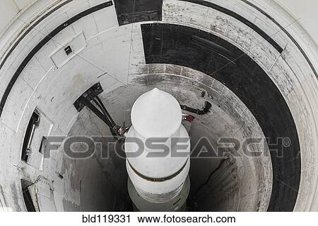 Overhead view of Minuteman missile in launch tube View Large Photo Image Stock Image - Overhead view of Minuteman missile in launch tube. Fotosearch