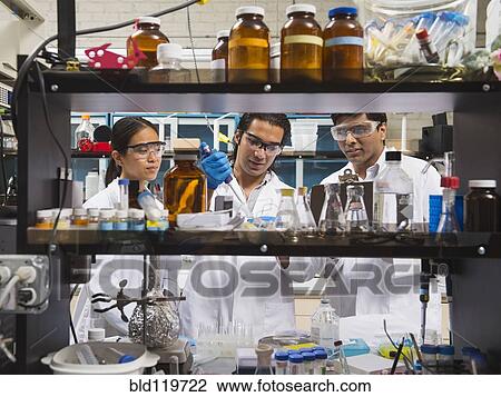 Scientists working in laboratory View Large Photo Image Stock Image - Scientists working in laboratory. Fotosearch