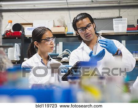 Scientists working in laboratory View Large Photo Image Stock Image - Scientists working in laboratory. Fotosearch