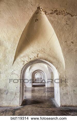 Stone archways in castle, Castillo San Cristobal, San Juan, Puerto Rico View Large Photo Image Picture - Stone archways in castle, Castillo San Cristobal, San Juan, Puerto Rico. Fotosearch