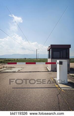 Stock Photograph - Toll booth on road. Fotosearch