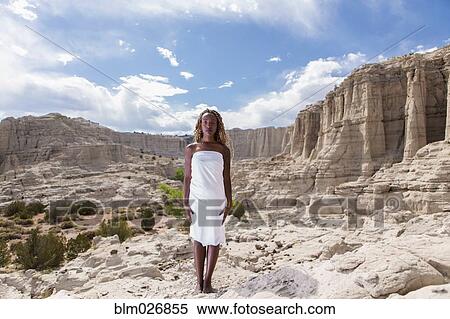 African American woman standing in rock formations, Santa Fe, New Mexico, United States View Large Photo Image Stock Photography - African American woman standing in rock formations, Santa Fe, New Mexico, United States. Fotosearch