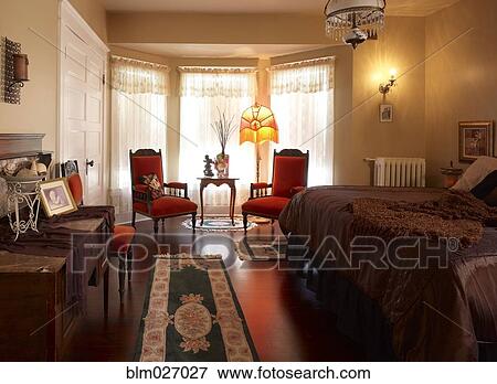 Bedroom in Victorian house View Large Photo Image Stock Photo - Bedroom in Victorian house. Fotosearch