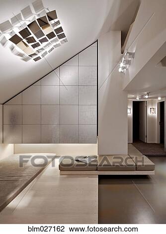 Benches in modern home View Large Photo Image Stock Image - Benches in modern home. Fotosearch