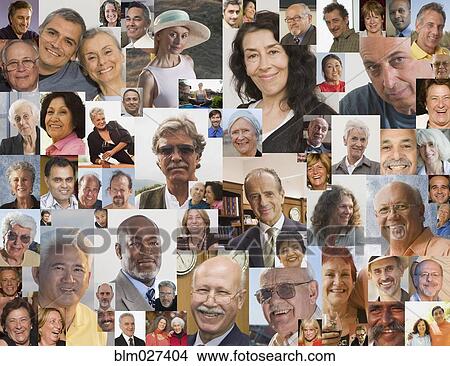 Collage of smiling faces View Large Photo Image Picture - Collage of smiling faces. Fotosearch