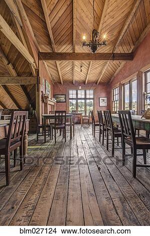 Empty chairs and tables in restaurant View Large Photo Image Picture - Empty chairs and tables in restaurant. Fotosearch