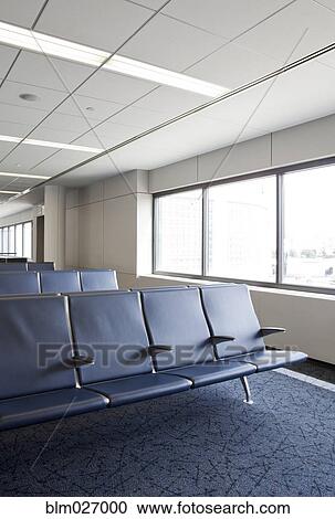 Empty waiting area in airport View Large Photo Image Stock Image - Empty waiting area in airport. Fotosearch