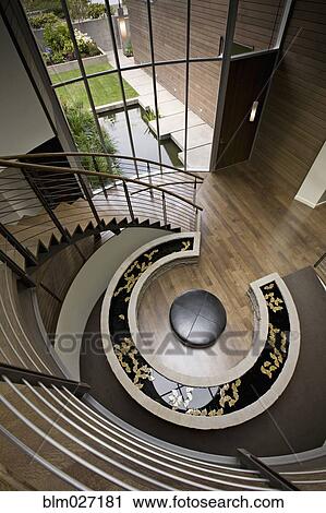 Overhead view of pond in modern foyer View Large Photo Image Stock Image - Overhead view of pond in modern foyer. Fotosearch