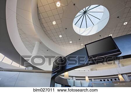 Recessed lights and skylight in ceiling View Large Photo Image Stock Image - Recessed lights and skylight in ceiling. Fotosearch