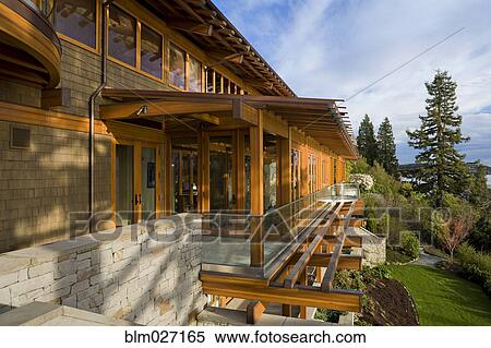 Wooden house View Large Photo Image Stock Photography - Wooden house. Fotosearch