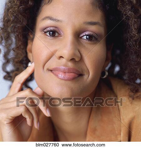 Black woman smiling View Large Photo Image Stock Image - Black woman smiling. Fotosearch