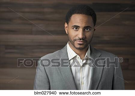 Stock Image - Confident Black businessman. Fotosearch