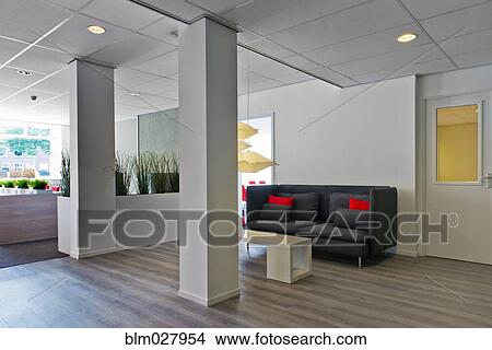 Picture - Modern lobby area in office. Fotosearch