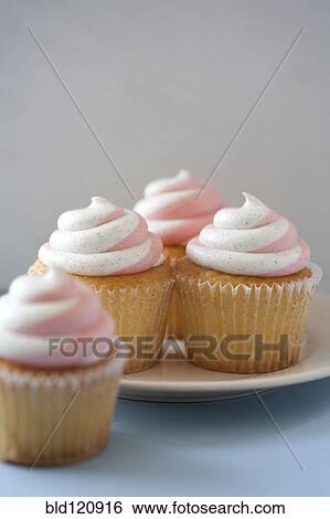 Close up of decorated cupcakes View Large Photo Image Stock Photograph - Close up of decorated cupcakes. Fotosearch