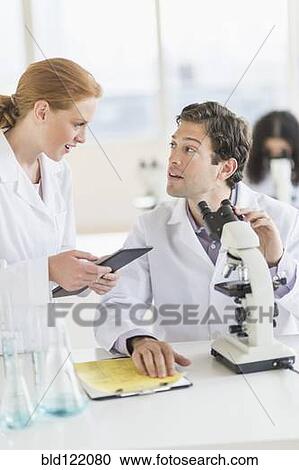 Scientists working in laboratory View Large Photo Image Stock Image - Scientists working in laboratory. Fotosearch