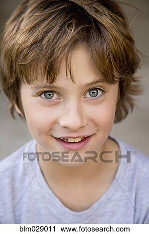 Caucasian boy smiling View Large Photo Image Stock Image - Caucasian boy smiling. Fotosearch